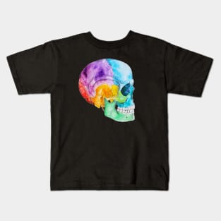 Rainbow Skull Kids T-Shirt